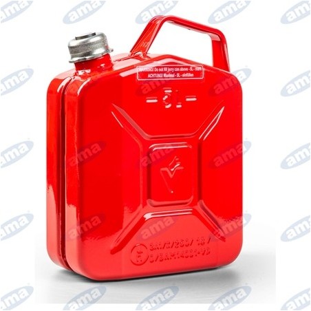 Tanica in metallo 5Lt rossa