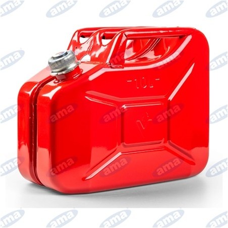 Tanica in metallo 10Lt rossa