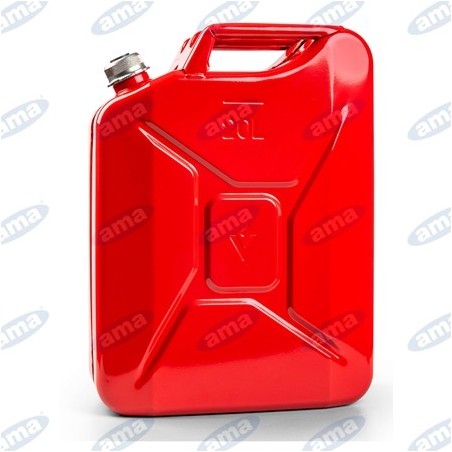 Tanica in metallo 20Lt rossa