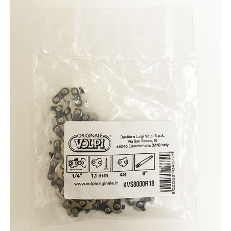Catena per barra 8'' 1/4'' X 1.1 - 48 maglie