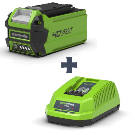 Soffiatore G40AB Greenworks 40V con Kit 2Ah