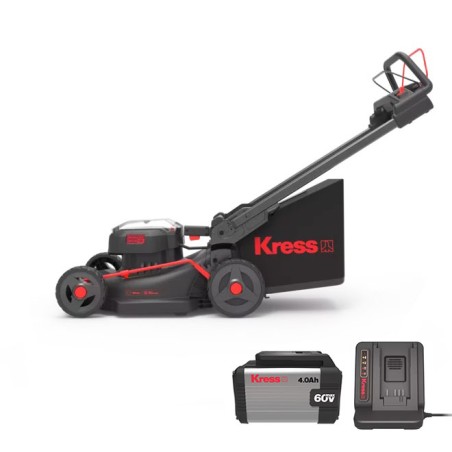Rasaerba KG757E con batteria 4Ah e caricabatteria 5Ah