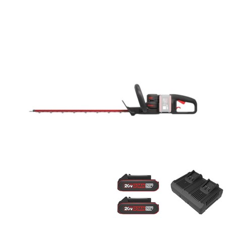 Tagliasiepi KG285 con 2pz batteria 2Ah e caricabatteria 4Ah Dual