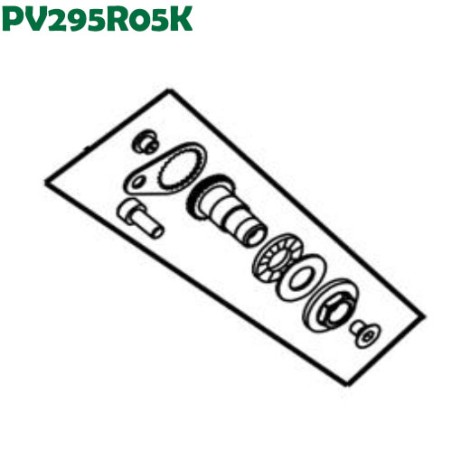 Kit sistema di fissaggio lama fino a matricola PN5120 cod. PV295R05K