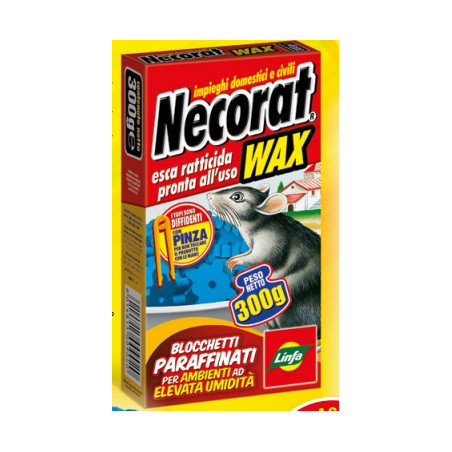 Necorat esca ratticida Wax 150gr