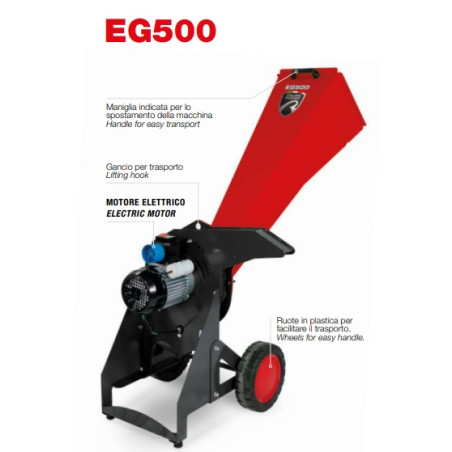 Biotriture EG500 Rato Motore Elettrico