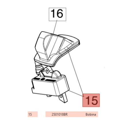 Bobina cod. 2501018BR Efco