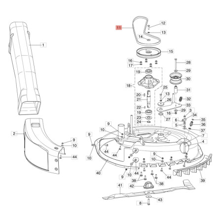 Cinghia cod. 68130576R Efco