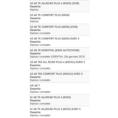 Cinghia cod. 66030037R Efco
