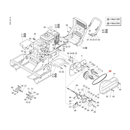 Cinghia cod. 68720178R Efco