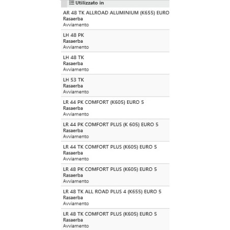 Avviamento Completo cod. L66151549 Efco