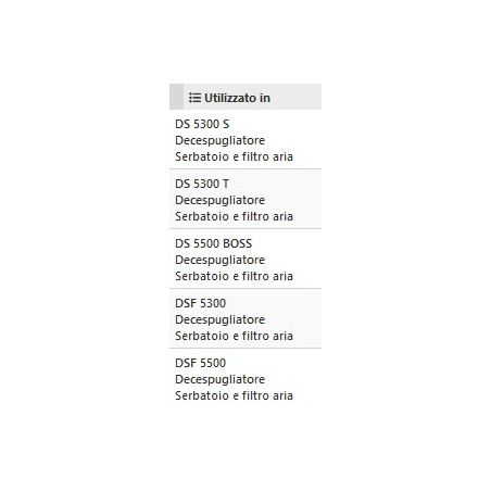 Filtro Aria in Carta cod. 61400229R Efco