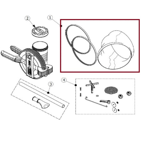Kit Pelle e Fascette Soffietto Manuale cod.19K1 Volpi