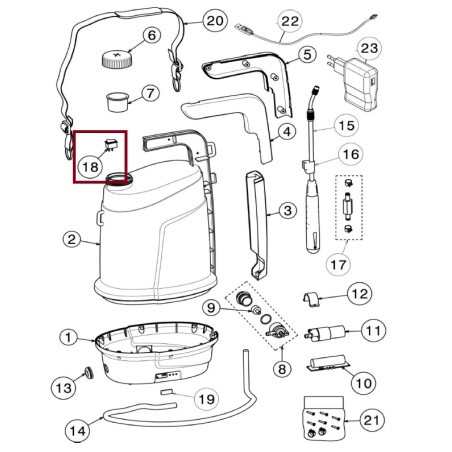 Interruttore On-Off cod.19SMER140 Volpi