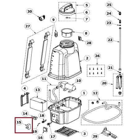 Regolatore Pompa cod.19VBER130 Volpi