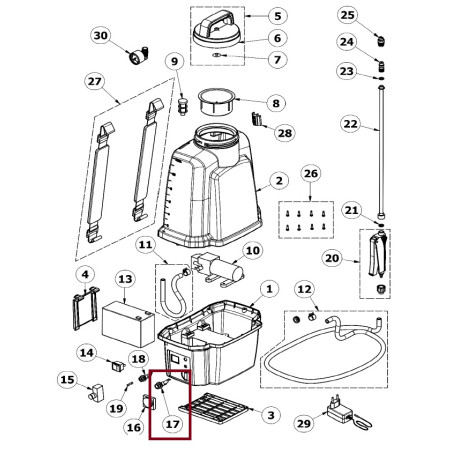 Presa Caricabatterie cod. 19VBER150 Volpi