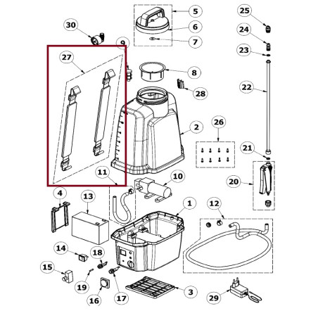 Coppia Spallacci Regolabili cod.19VBER190 Volpi