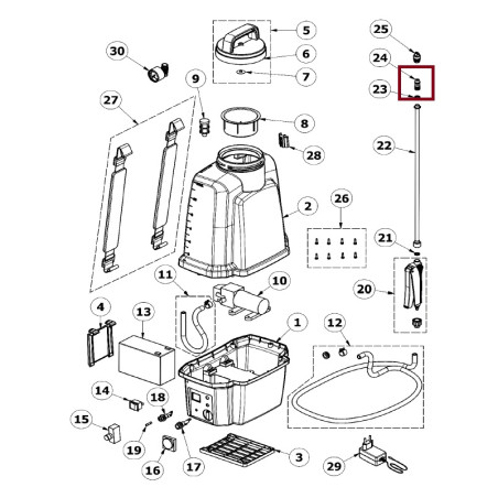 Ugello Regolabile in Ottone cod.928 Volpi