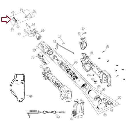 Dado Lama cod.KV290R02 Volpi