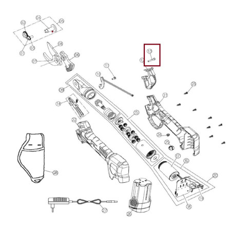 Vite per Cover Lama cod.KV290R13 Volpi