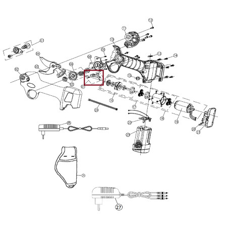 Assieme Grilletto cod.KV300R40 Volpi