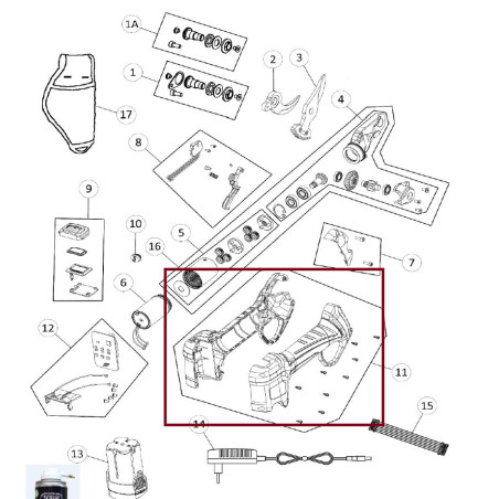 Kit Cover A-B + Viti cod.KV360R21K Volpi