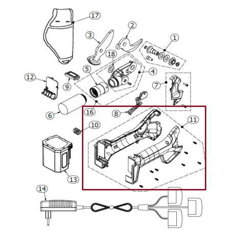 Kit Cover A-B + Viti cod.KV390R21K Volpi