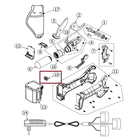 Kit Interruttore + Cover cod.KV390R22K Volpi