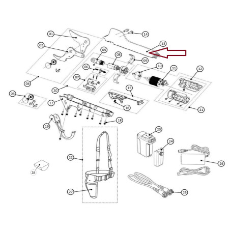 Cover Superiore cod.KV500R25 Volpi