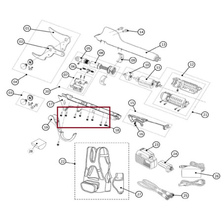 Vite M3X10 in CNF 20pz cod.KV600R08K Volpi