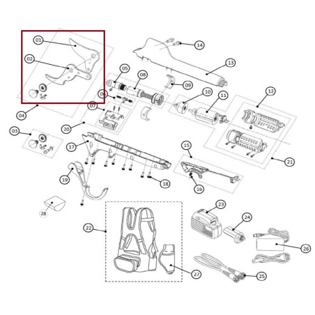 Assieme Lame Ø35 da Matricola PM.2419.001.SY cod.KV600R43 Volpi