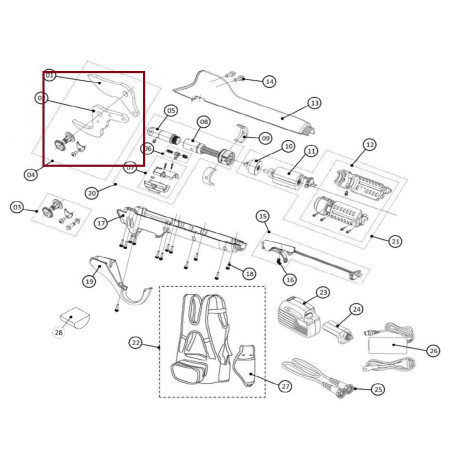 Assieme Lame D 40 cod.KV700R17 Volpi