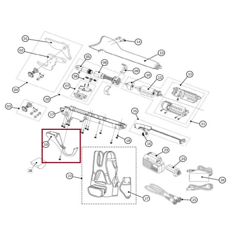 Protezione Grilletto cod.KV700R27 Volpi