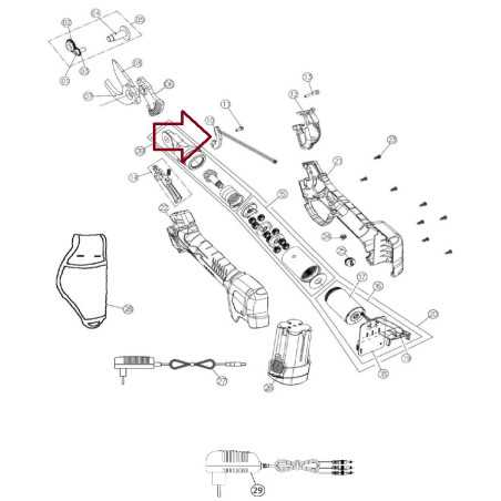 Circuito Posizione Lama Fino Mat. PG3520. cod.PV280R10 Volpi
