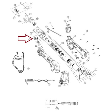 Grilletto con Molla cod.PV280R14 Volpi
