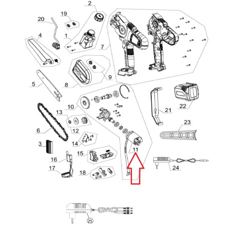 Kit Motore Brushless cod.KVS5000R27K Volpi