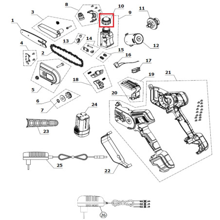 Tappo Olio Completo di Push Primer Bulb e Guarnizione cod.KVS5000R54K Volpi
