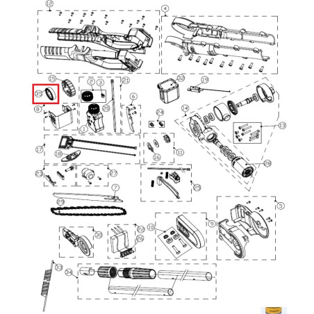 Anello di Arresto e Rondella Elastica cod.KVS8000PR8 Volpi