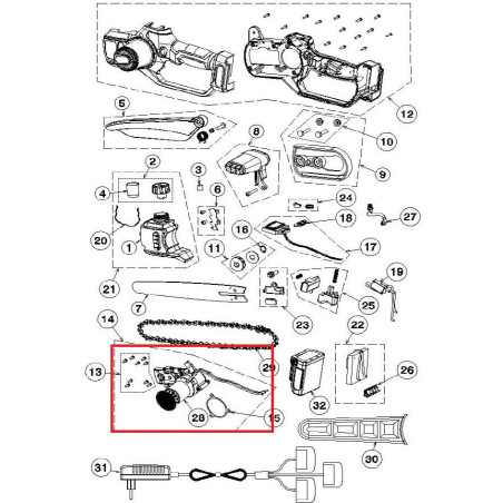 Kit Motore Completo cod.KVS8000R80K Volpi