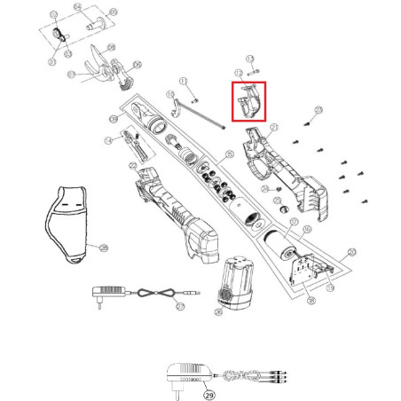 Cover Lama Fino A Matricola PG3520. cod.PV280R12 Volpi
