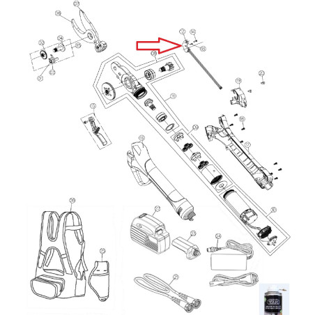 Circuito Posizione Lama cod.PV400R10 Volpi