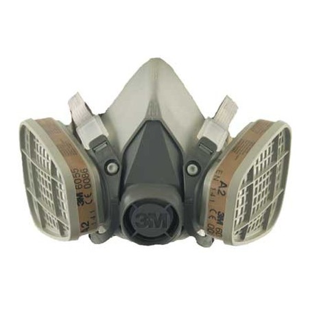 SEMIMASCHERA 6200 2 FILTRI 3M
