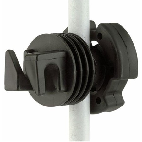 Isolatore nero montaggio sul tondino